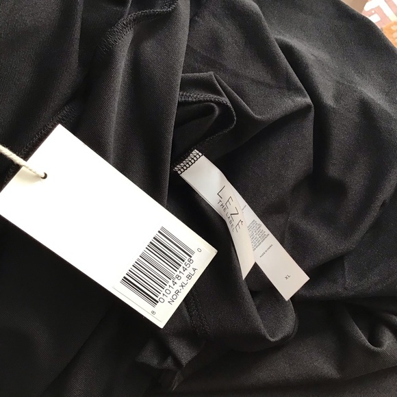 LEZE THE LABEL Norway Dress in Black - Picture 8 of 8